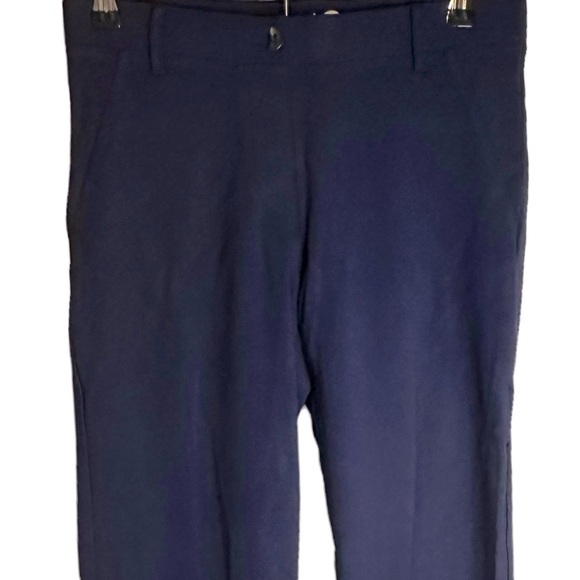 Betabrand Straight Leg Dress Pant Yoga Pant Navy Blue W0076-SF (See Button) SP - Picture 3 of 9